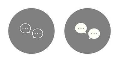 Unique Conversation Bubbles Vector Icon