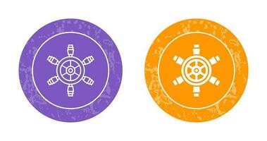 Ship Wheel Vector Icon