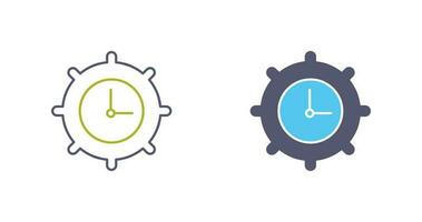 Time Settings Vector Icon