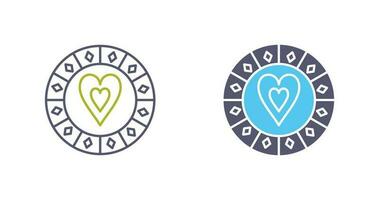 Heart Chip Vector Icon