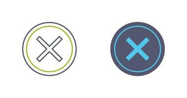 Do Not Cross Vector Icon