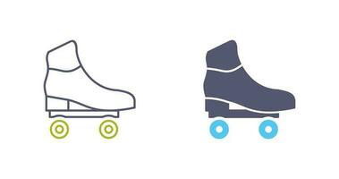 patines, vector, icono vector