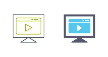 Video Streaming Vector Icon