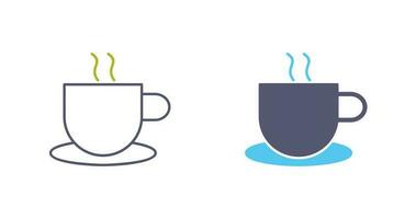 Unique Hot Coffee Vector Icon