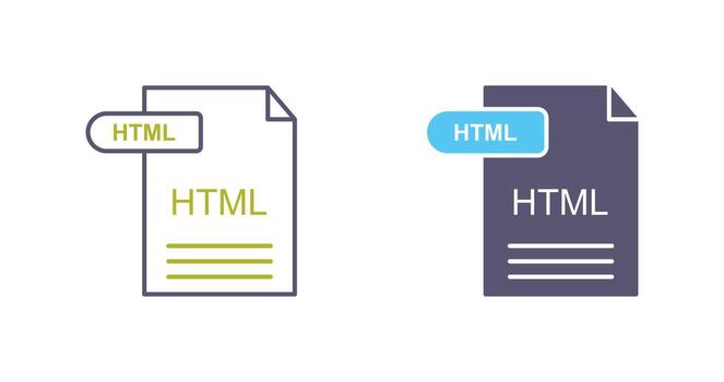 HTML Vector Icon