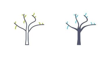 Tree with no Leaves Vector Icon