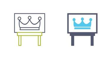 Crown Exhibit Vector Icon