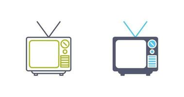 icono de vector de transmisión de televisión