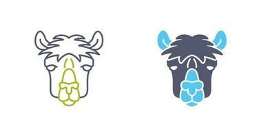 icono de vector de alpaca