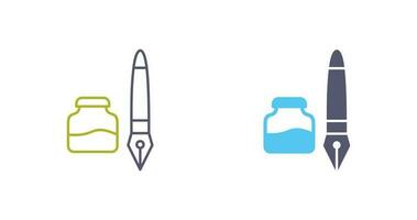 Ink and Pen Vector Icon