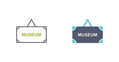 Museum Tag Vector Icon