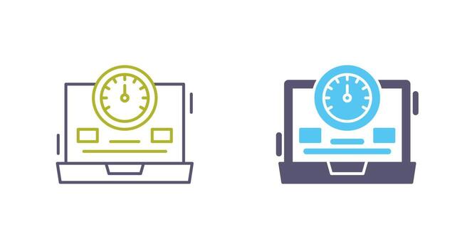 Speedometer Vector Icon