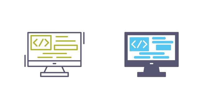 Coding Vector Icon