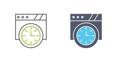 Wall Clock Vector Icon