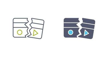Broken Vector Icon
