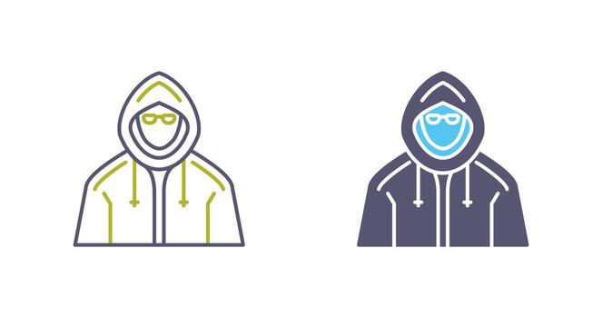 icono de vector de hacker