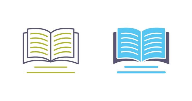 icono de vector de libro