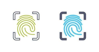 Finger Print Vector Icon