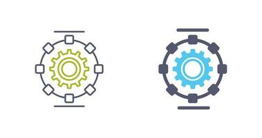 Automated Process Vector Icon