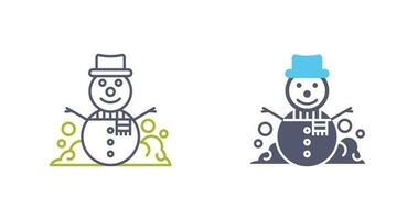 Snowman Vector Icon