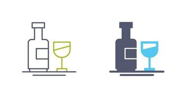 Wine Bottle Vector Icon