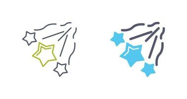 Falling Stars Vector Icon