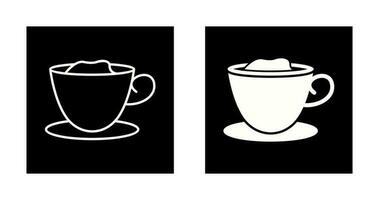 icono de vector de café cremoso