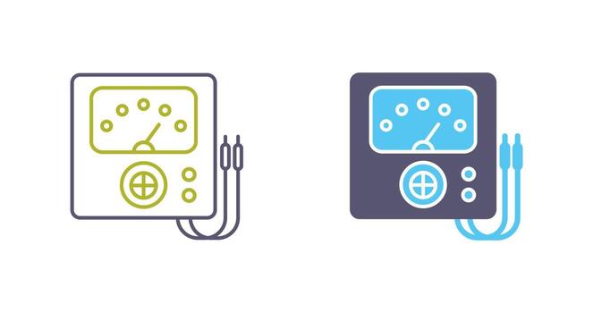 Voltmeter Vector Icon