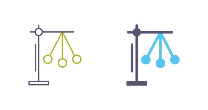 icono de vector de péndulo