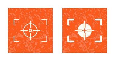 Unique Focus Horizontal Vector Icon