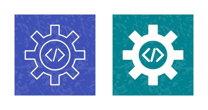 Unique Code Optimization Vector Icon