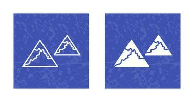 Unique Mountains Vector Icon