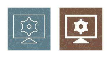 Computer Settings Vector Icon