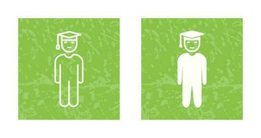 Unique Student Standing Vector Icon