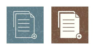Unique Two files Vector Icon