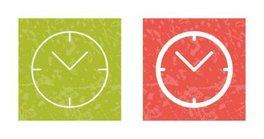 Unique Clock Vector Icon