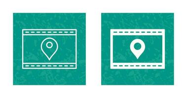 Unique Location Web Advertising Vector Icon