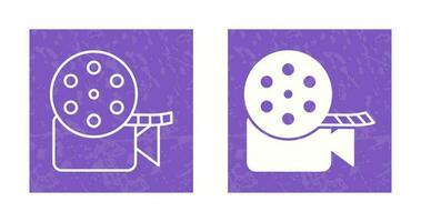 Unique Video Reel Vector Icon