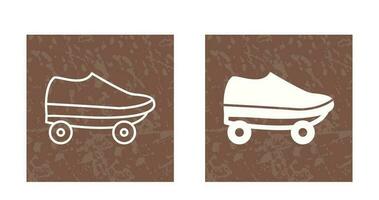 patines, vector, icono vector