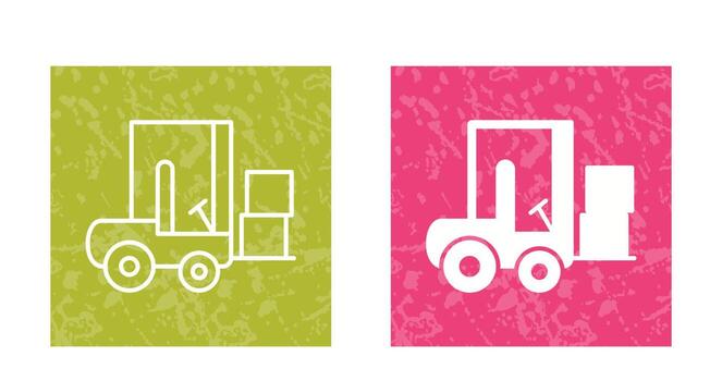 Forklifter Vector Icon