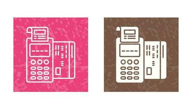Pos Terminal Vector Icon