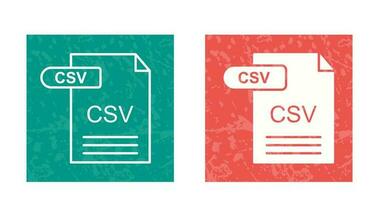 CSV Vector Icon