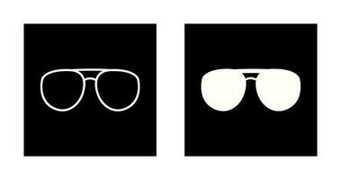 icono de vector de gafas únicas