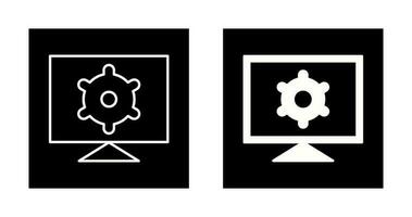 Computer Settings Vector Icon