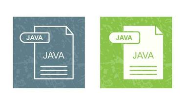 icono de vector de java