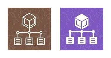 icono de vector de distribución