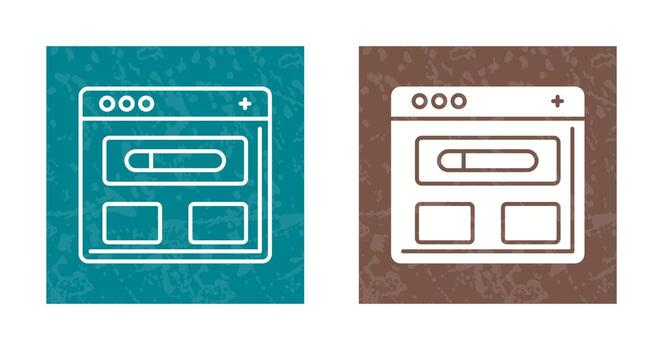 icono de vector de navegador