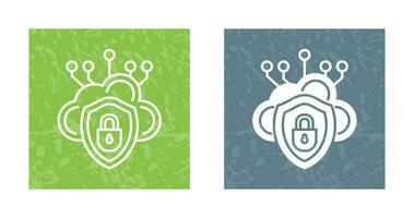 Cloud Security Vector Icon