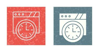 Wall Clock Vector Icon