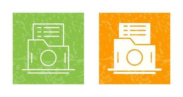 List Folder Vector Icon